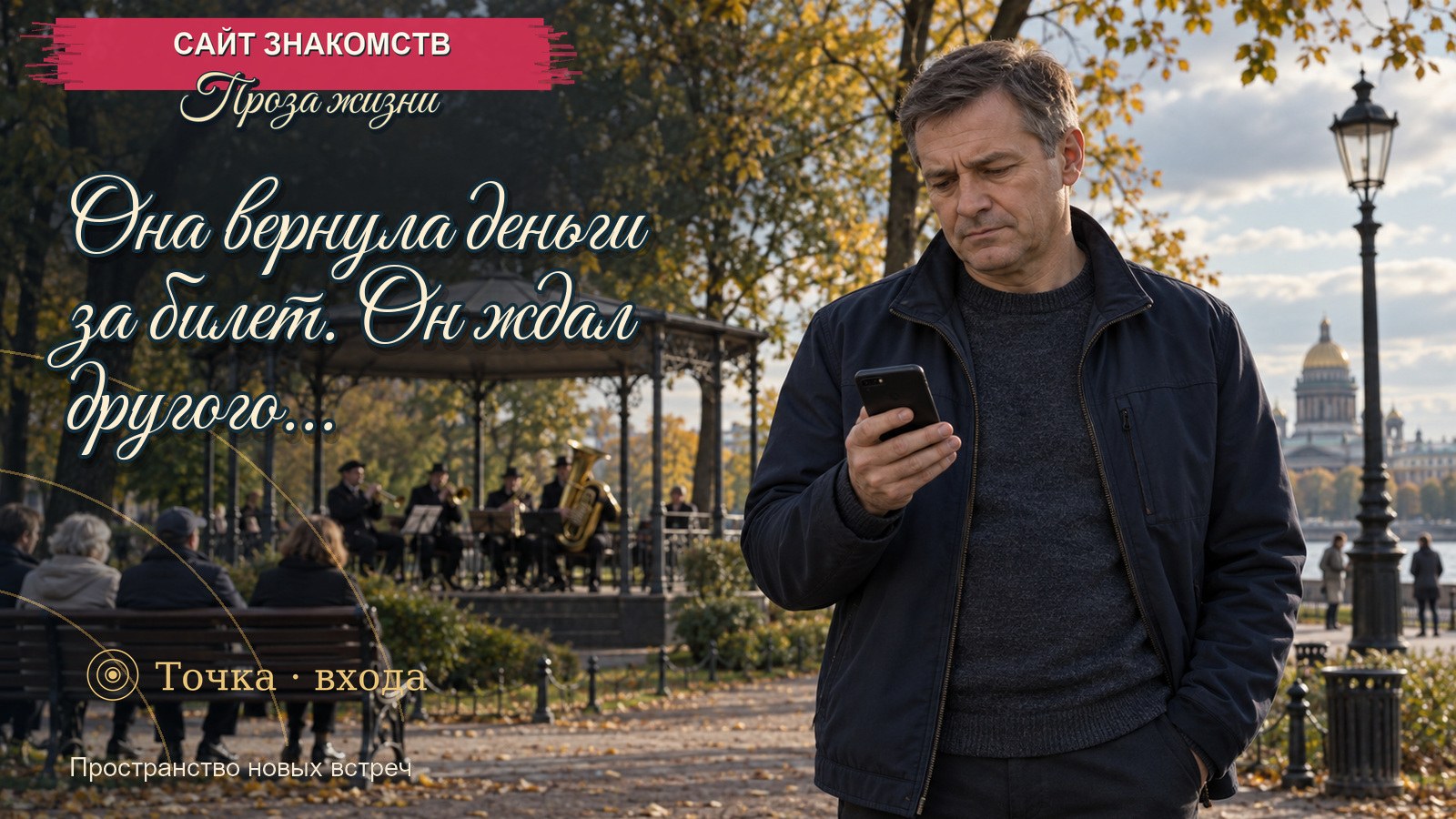 Сайт знакомств: проза жизни. Она вернула деньги за билет. Он ждал другого...